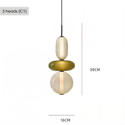 Artistic Glass Pendant Light Set - Modefinity