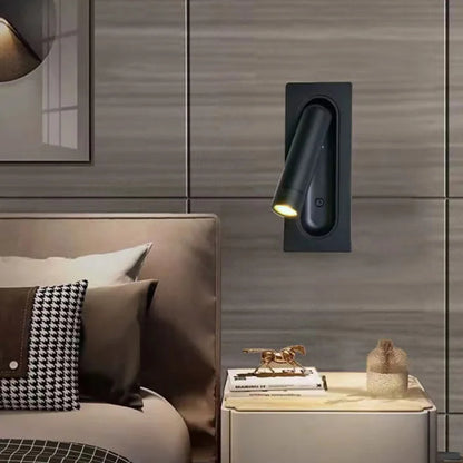 Sleek Adjustable LED Wall Reading Light – Modern Foldable Spotlight - Modefinity
