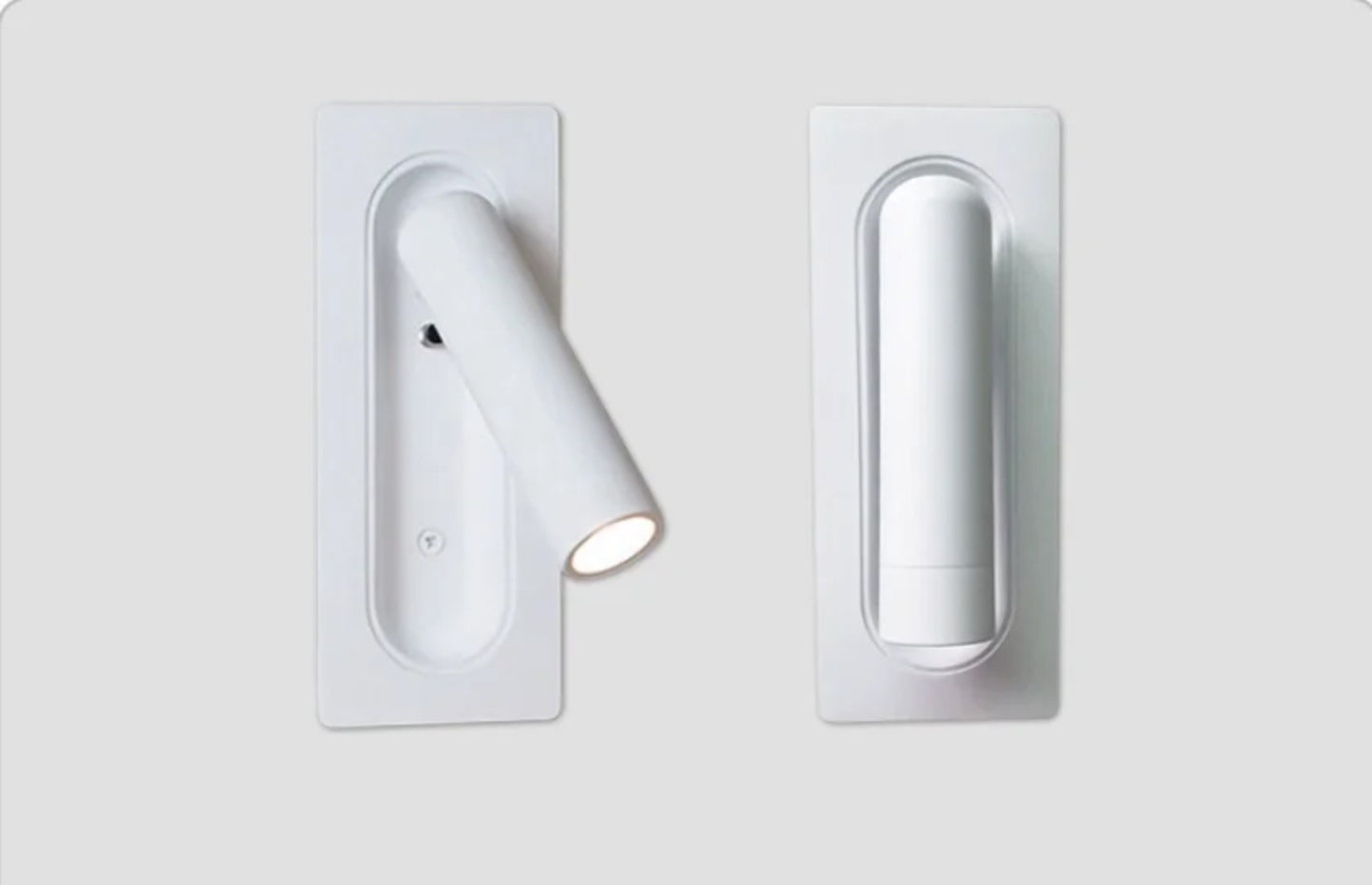 Sleek Adjustable LED Wall Reading Light – Modern Foldable Spotlight - Modefinity