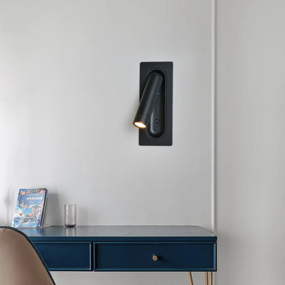 Sleek Adjustable LED Wall Reading Light – Modern Foldable Spotlight - Modefinity