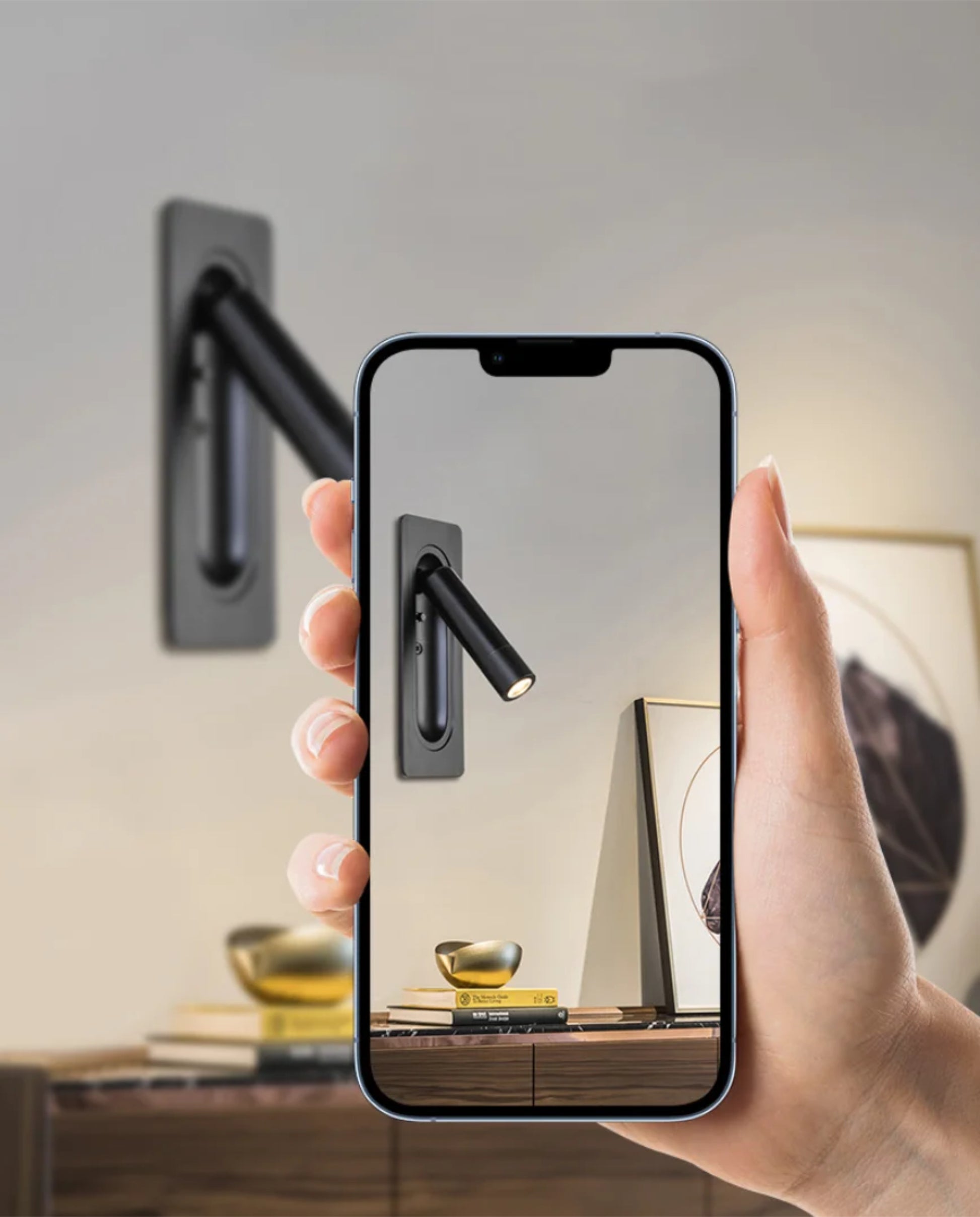 Sleek Adjustable LED Wall Reading Light – Modern Foldable Spotlight - Modefinity