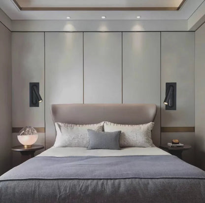 Sleek Adjustable LED Wall Reading Light – Modern Foldable Spotlight - Modefinity