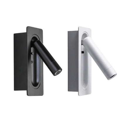 Sleek Adjustable LED Wall Reading Light – Modern Foldable Spotlight - Modefinity
