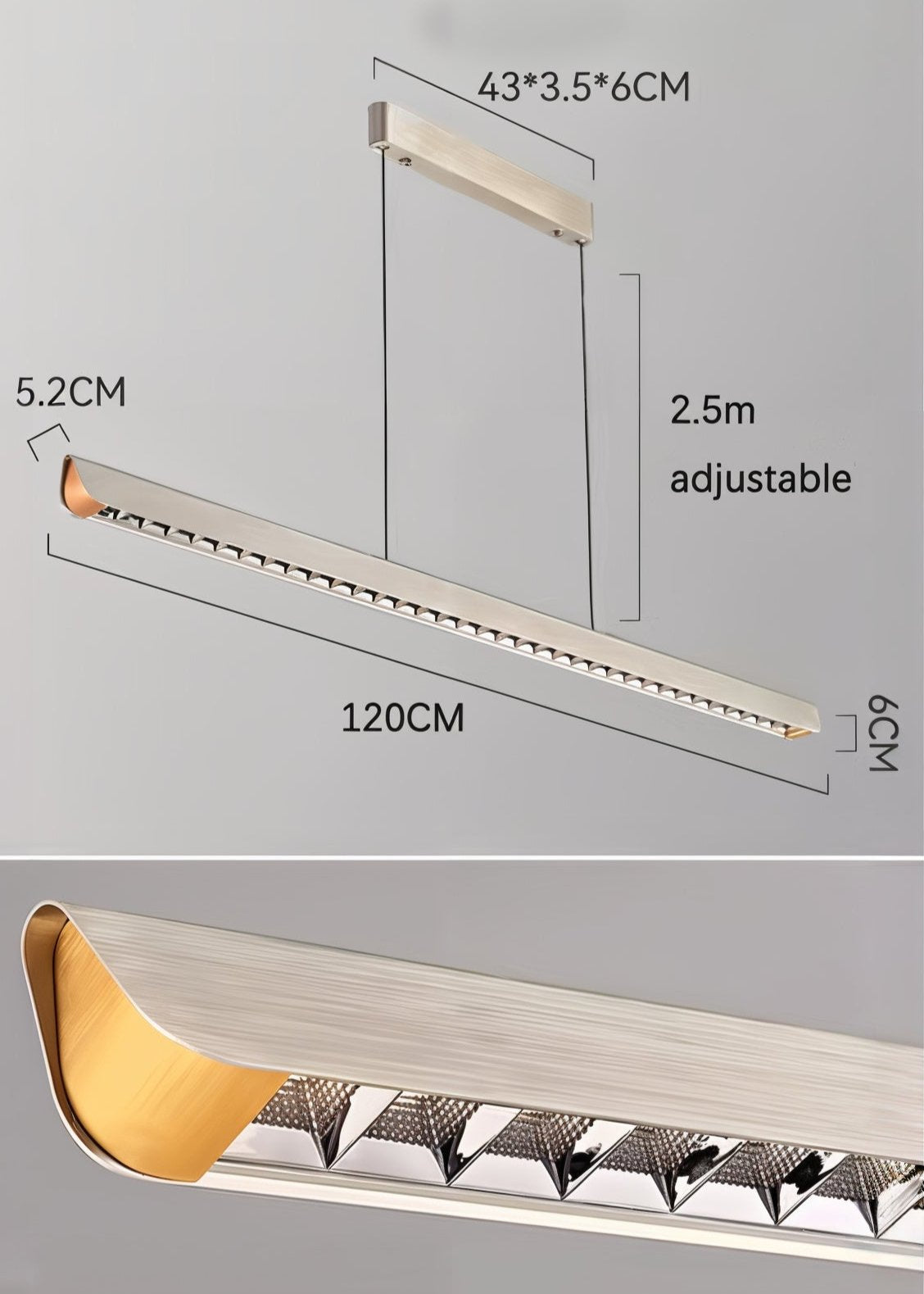 Sleek LED Linear Light Fixture