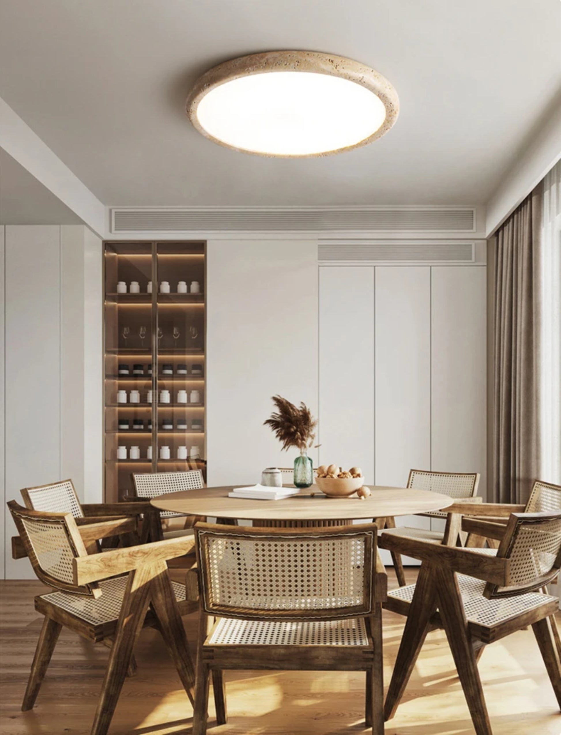 Terra Glow Stone Ceiling Light - Modefinity