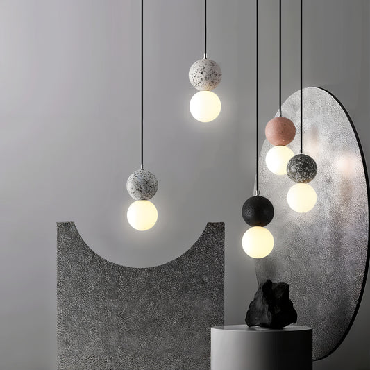 Terrazzo Globe Pendant Light