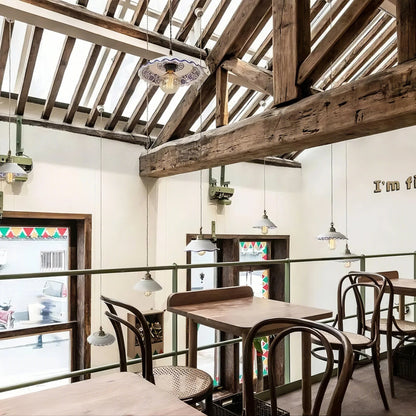 Vintage Floral Ceramic Pendant Light Trio - Modefinity