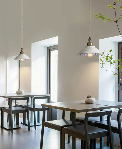 Vintage Floral Ceramic Pendant Light Trio - Modefinity