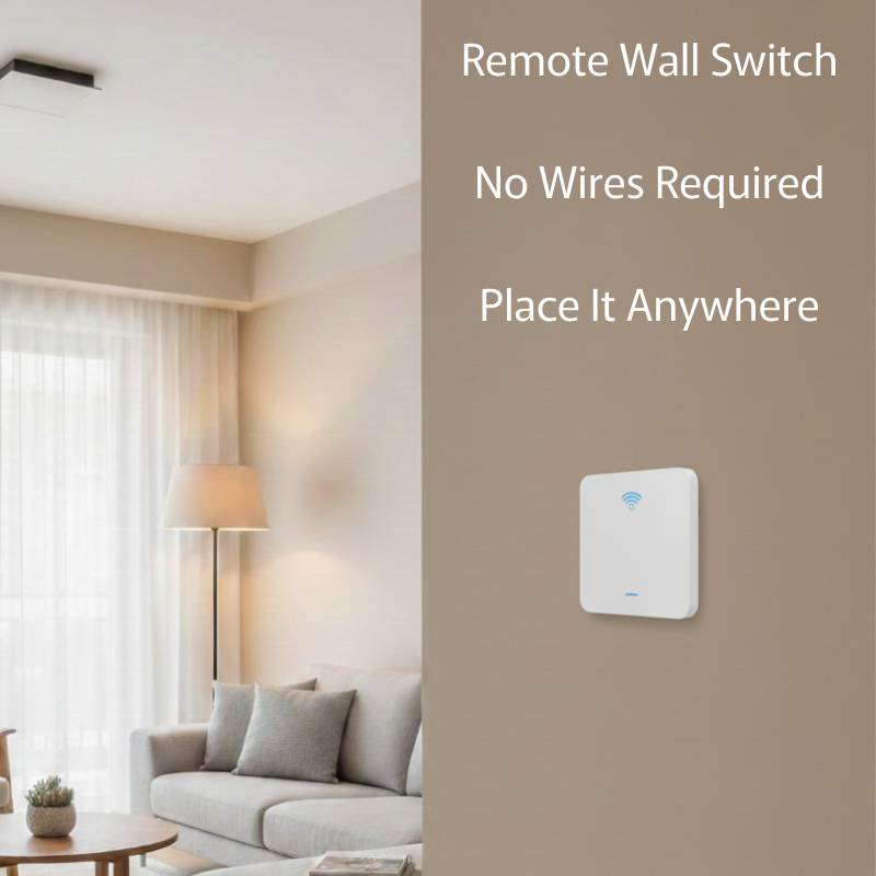 Wireless Wall Switch - No Wires Needed
