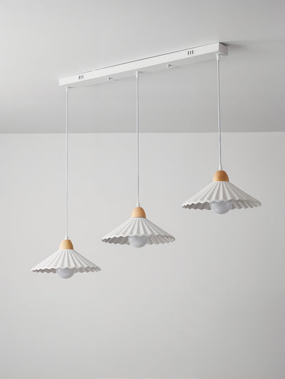 Scalloped Edge Pendant Light - Contemporary Charm - Modefinity