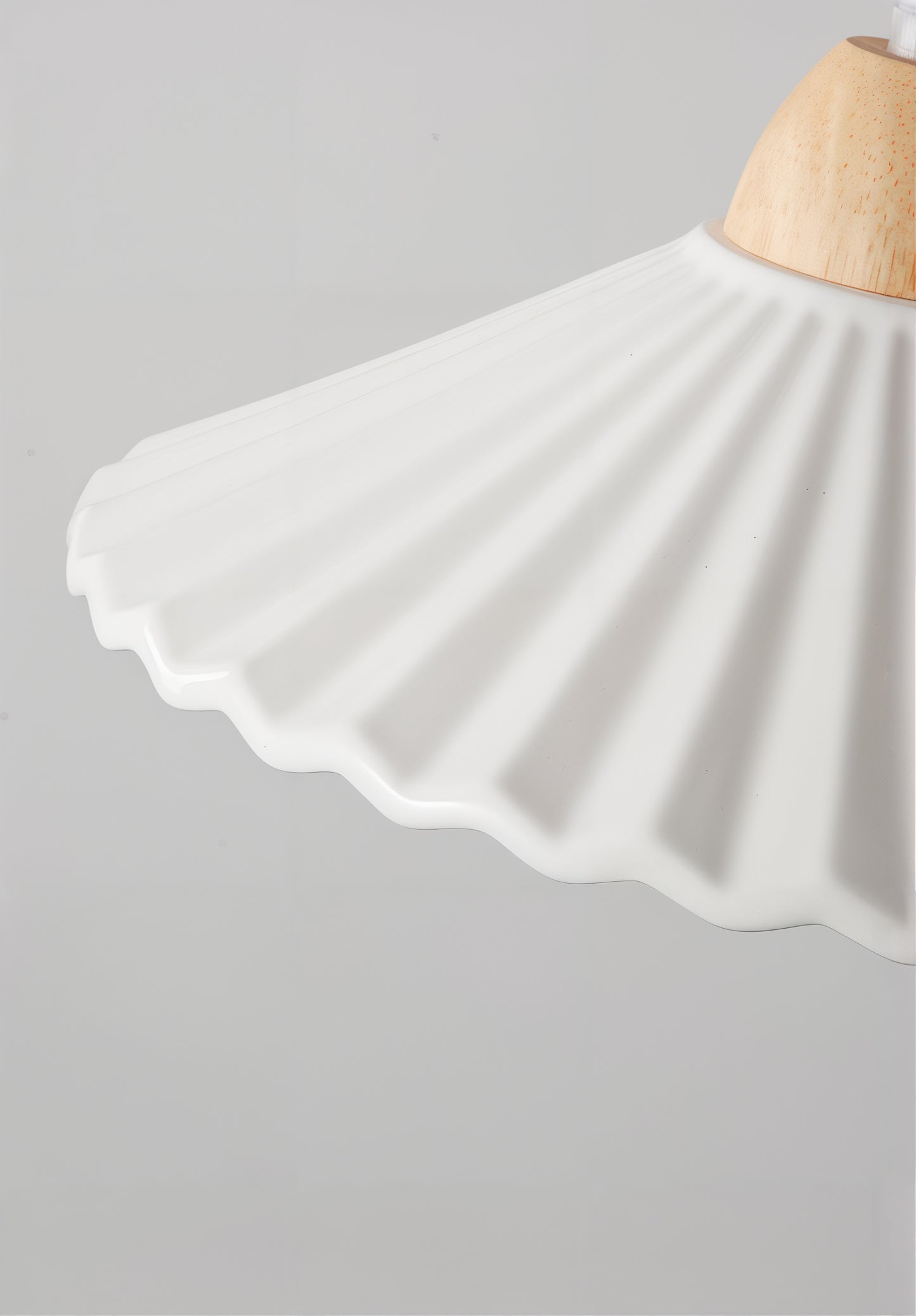 Scalloped Edge Pendant Light - Contemporary Charm - Modefinity