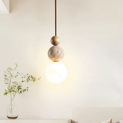 Elegant Wabi-Sabi Pendant Light Fixture - Modefinity