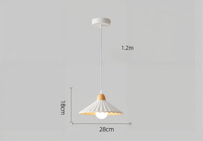 Scalloped Edge Pendant Light - Contemporary Charm - Modefinity