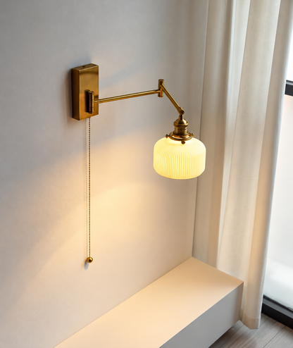 Ceramic Swing Arm Wall Light - 205SAL