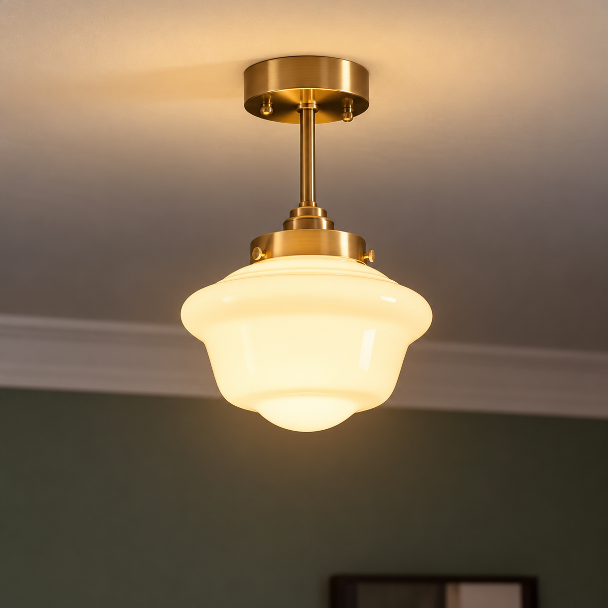 Retro Glass Pendant Light - 246GPL