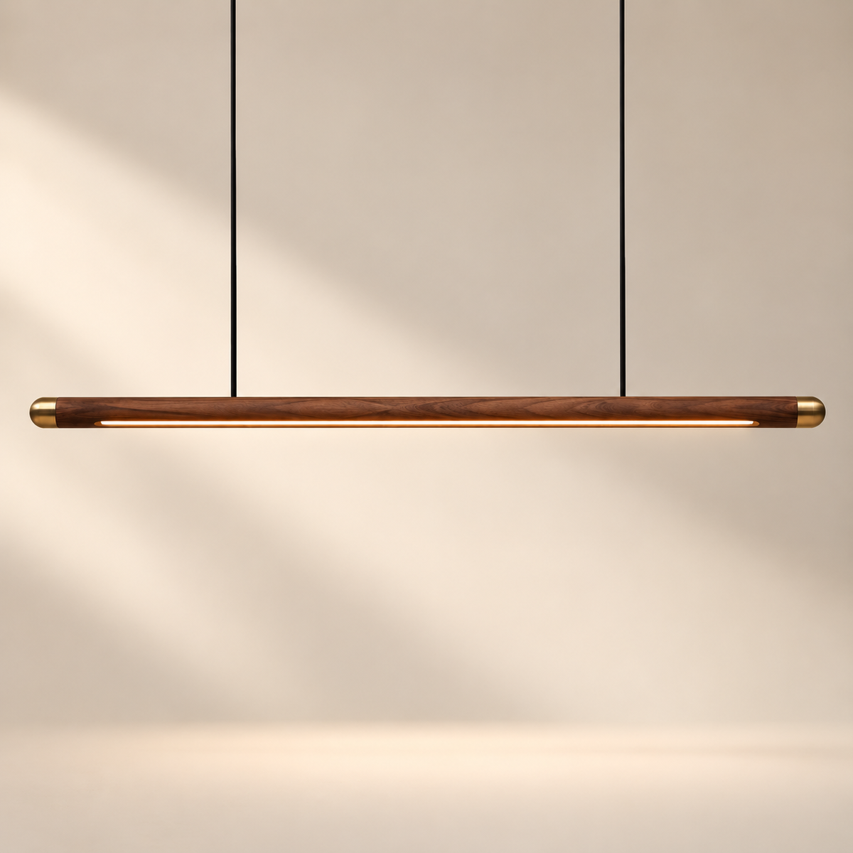 Minimalist Wooden LED Pendant Light