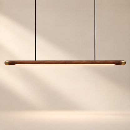 Minimalist Wooden LED Pendant Light