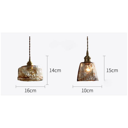 Amber Glass Pendant Light - 209GPL - Modefinity