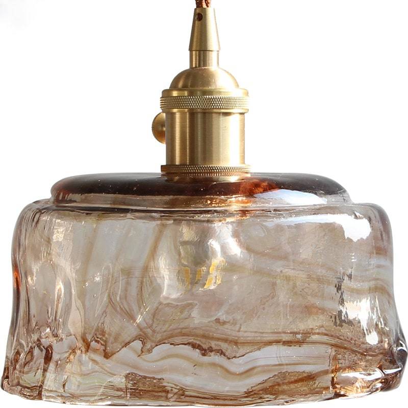 Amber Glass Pendant Light - 220GPL - Modefinity