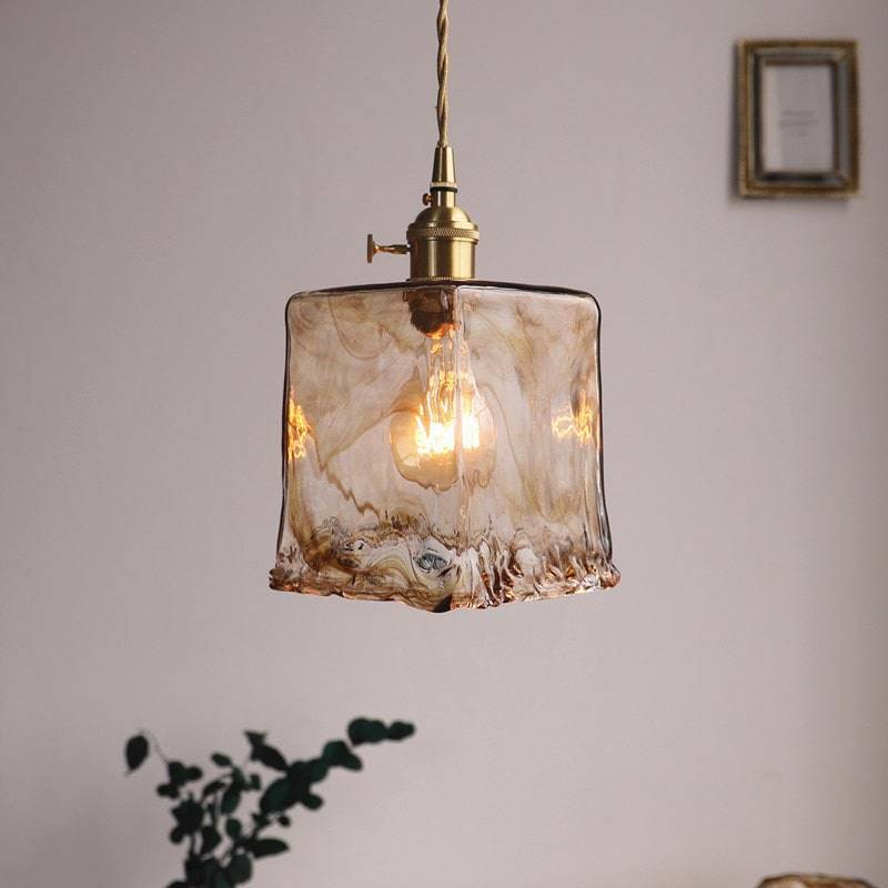 Amber Glass Pendant Light - 220GPL - Modefinity