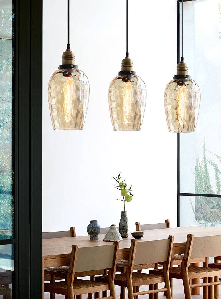 Amber Glass Pendant Light - 229GPL - Modefinity