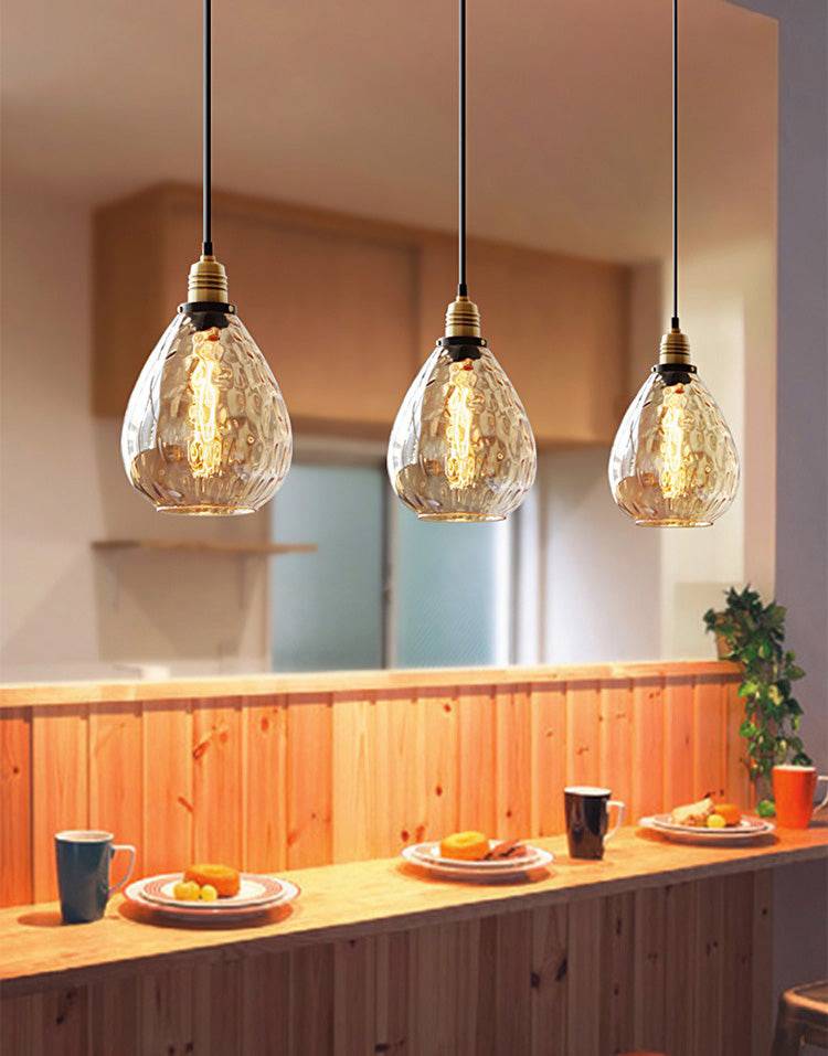 Amber Glass Pendant Light - 229GPL - Modefinity