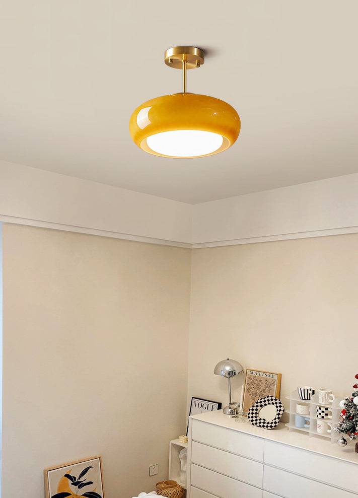 Amber Retro Glass Pendant Light - 231GPL - Modefinity