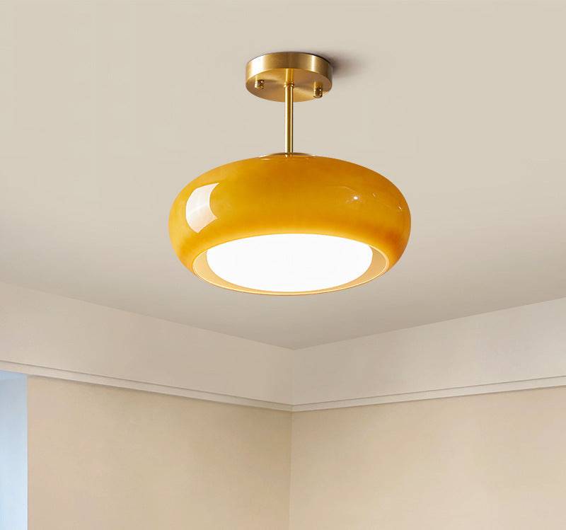 Amber Retro Glass Pendant Light - 231GPL - Modefinity