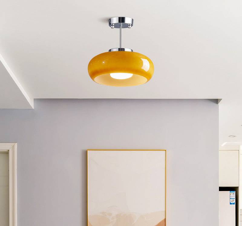 Amber Retro Glass Pendant Light - 231GPL - Modefinity