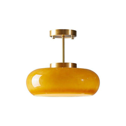 Amber Retro Glass Pendant Light - 231GPL - Modefinity