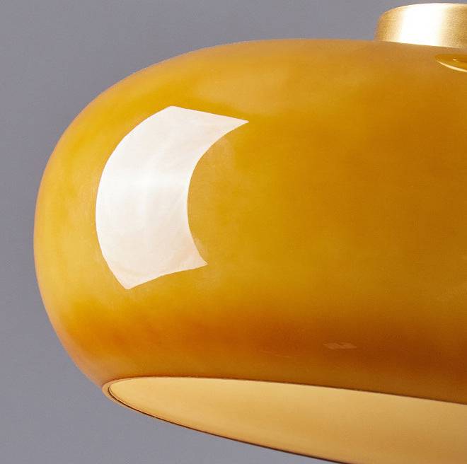 Amber Retro Glass Pendant Light - 231GPL - Modefinity