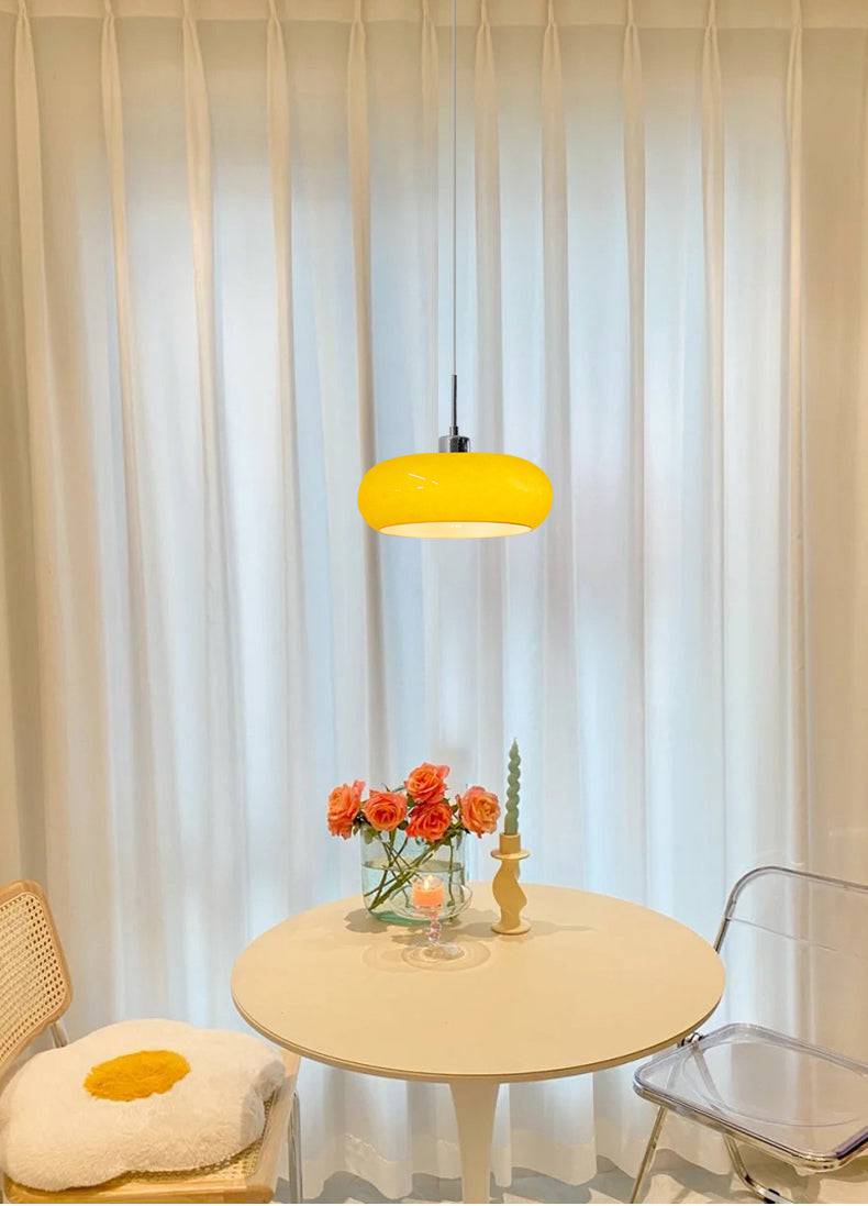 Amber Retro Glass Pendant Light - 244GPL - Modefinity