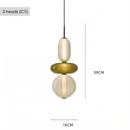 Artistic Glass Pendant Light Set - Modefinity