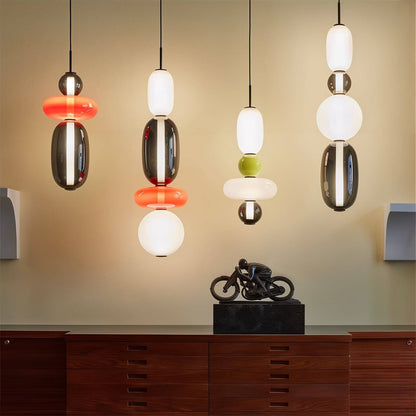 Artistic Glass Pendant Light Set - Modefinity