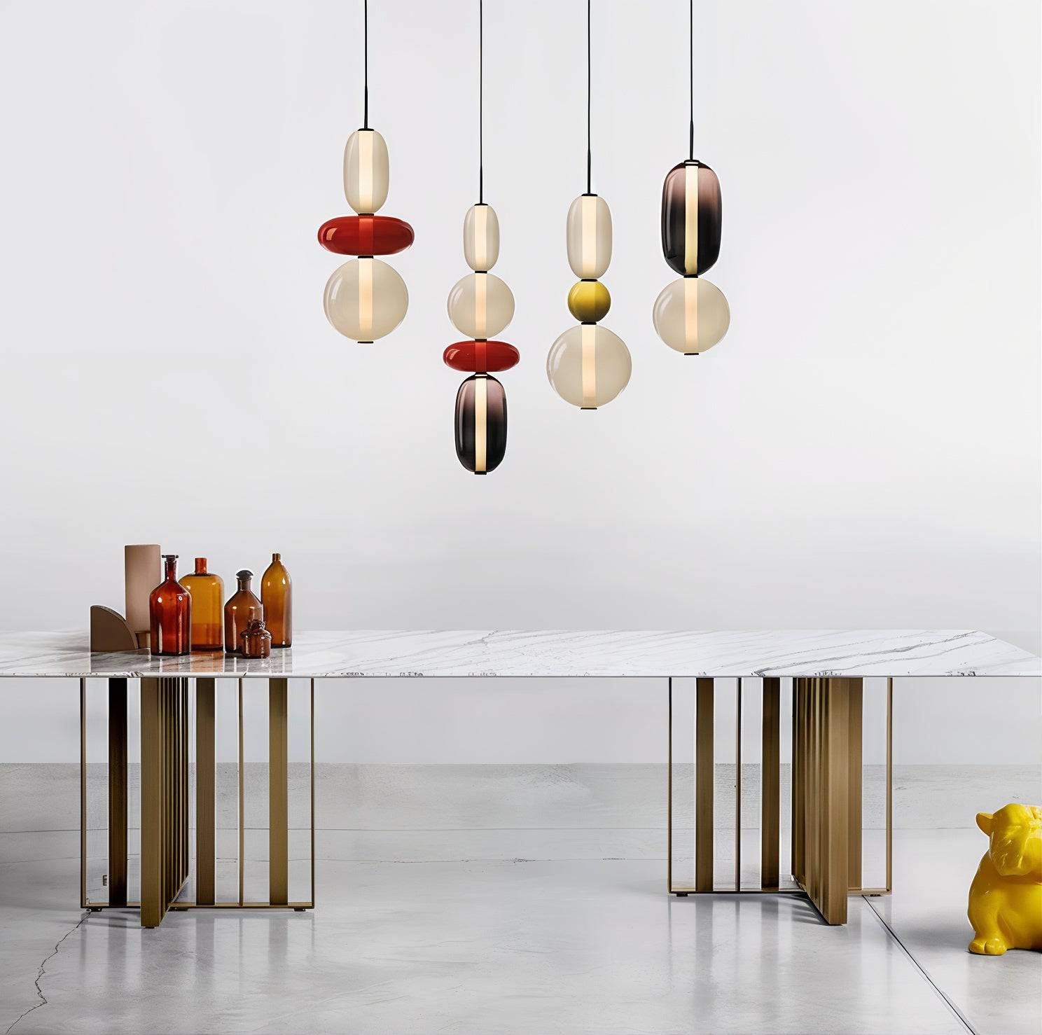 Artistic Glass Pendant Light Set - Modefinity