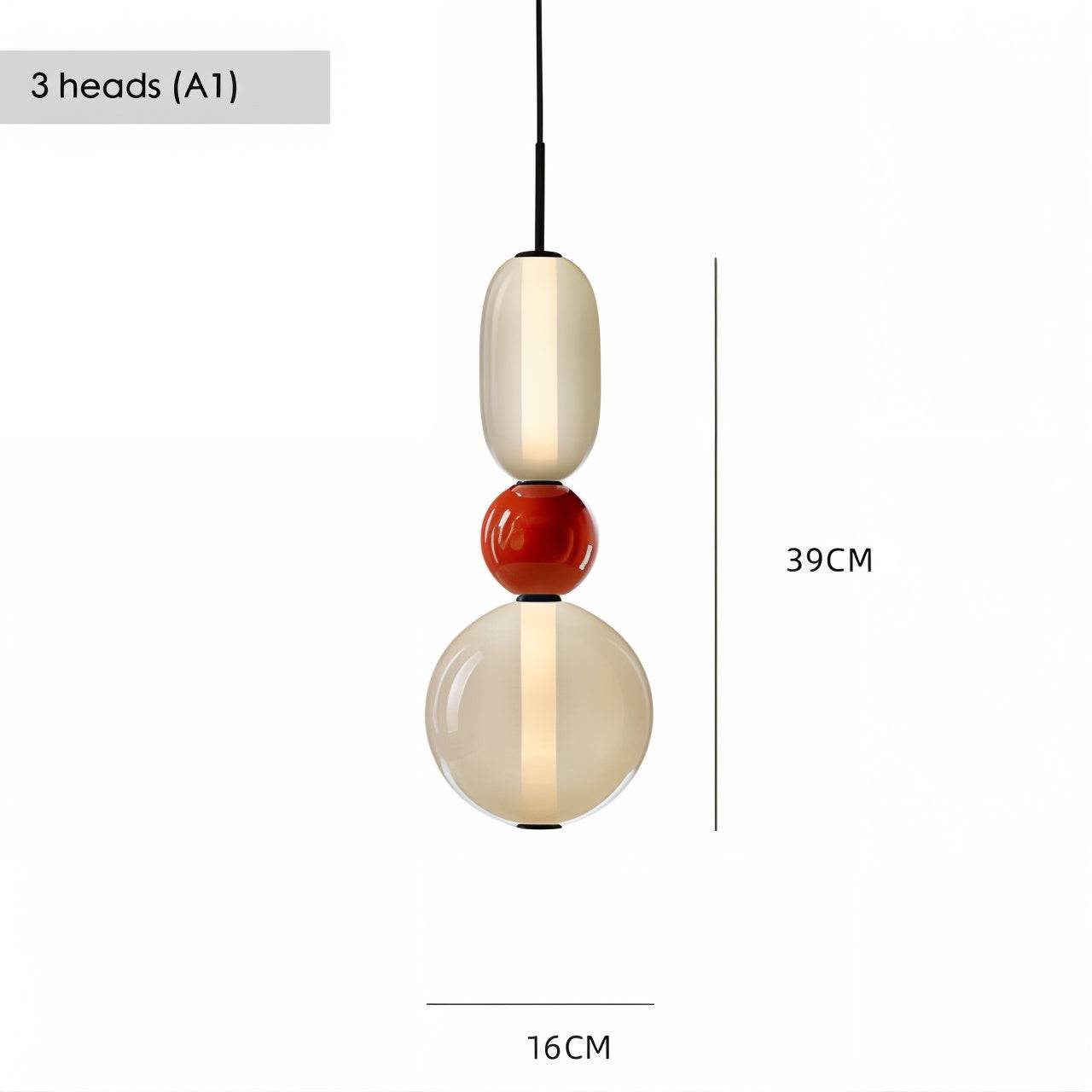 Artistic Glass Pendant Light Set - Modefinity