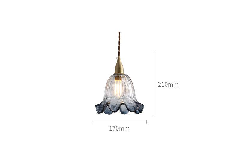 Blue Glass Pendant Light - 232GPL - Modefinity