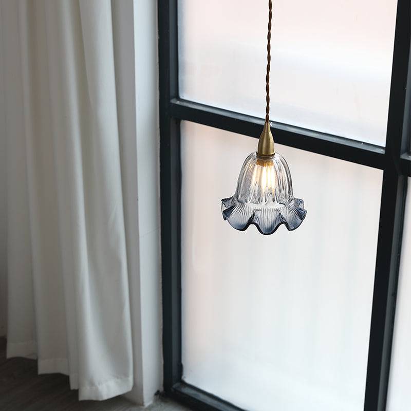 Blue Glass Pendant Light - 232GPL - Modefinity