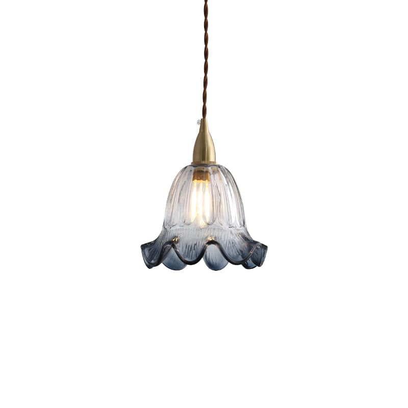 Blue Glass Pendant Light - 232GPL - Modefinity