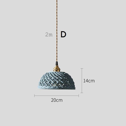 Braided Ceramic Pendant Light - 202CPL - Modefinity