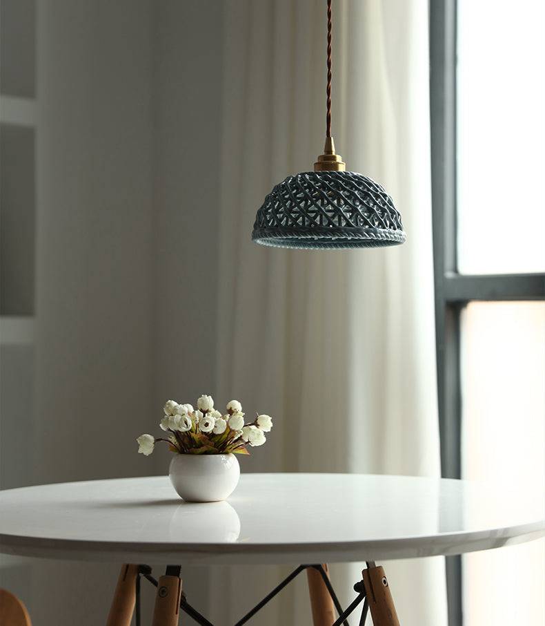 Braided Ceramic Pendant Light - 203CPL - Modefinity