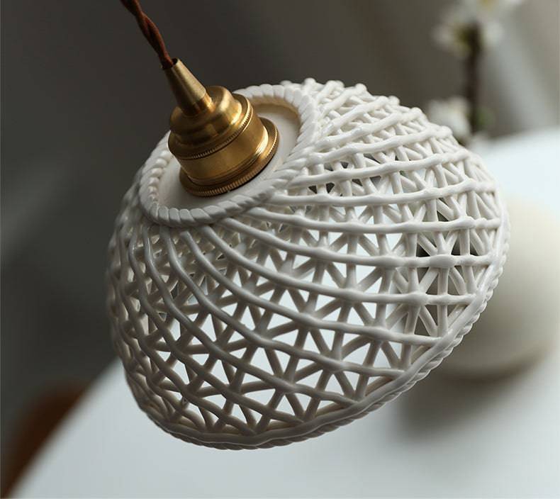 Braided Ceramic Pendant Light - 203CPL - Modefinity