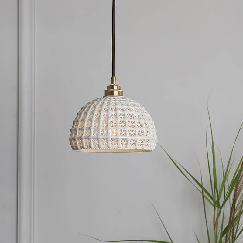 Braided Ceramic Pendant Light - 205CPL - Modefinity