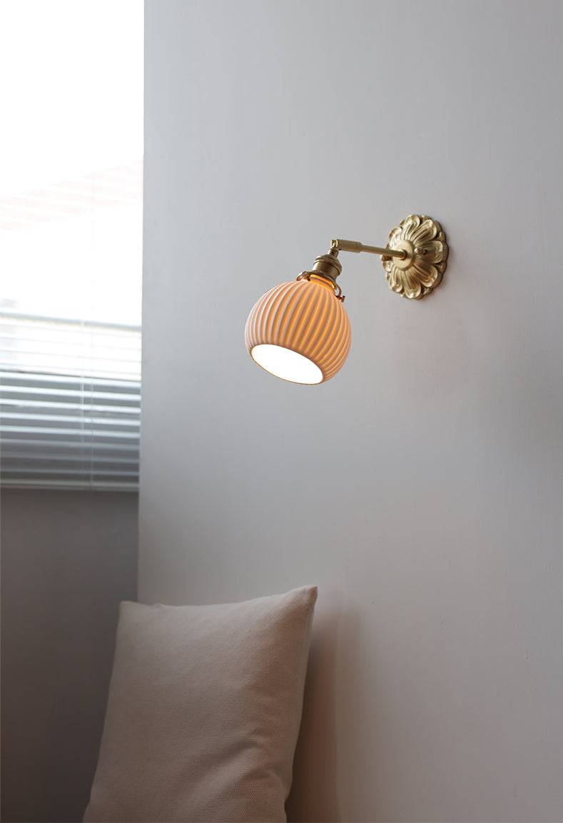 Brass Ceramic Wall Sconce - 119BP - Modefinity