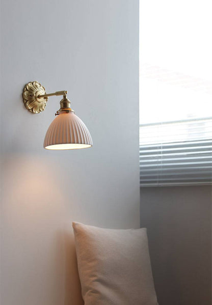 Brass Ceramic Wall Sconce - 119BP - Modefinity