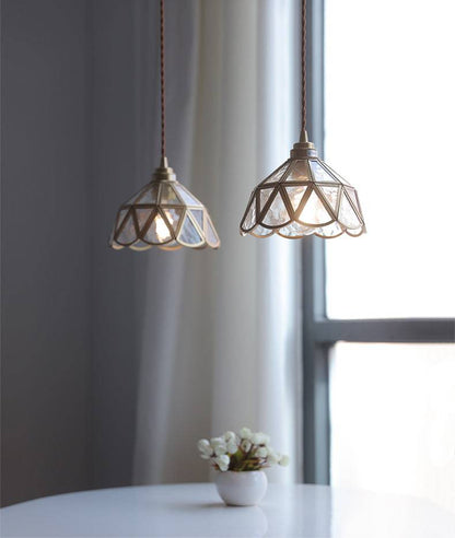 Brass Glass Pendant Light - 226GPL - Modefinity