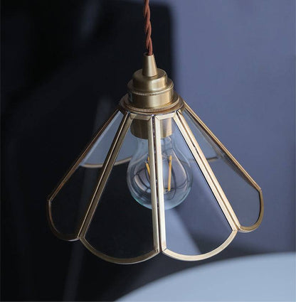 Brass Glass Pendant Light - 226GPL - Modefinity