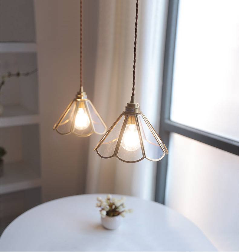 Brass Glass Pendant Light - 226GPL - Modefinity