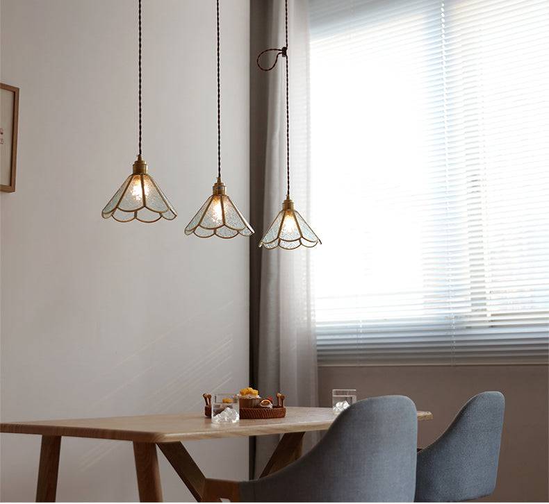 Brass Glass Pendant Light - 227GPL - Modefinity