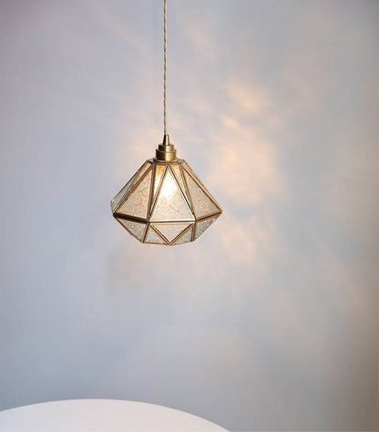 Brass Glass Pendant Light - 230GPL - Modefinity